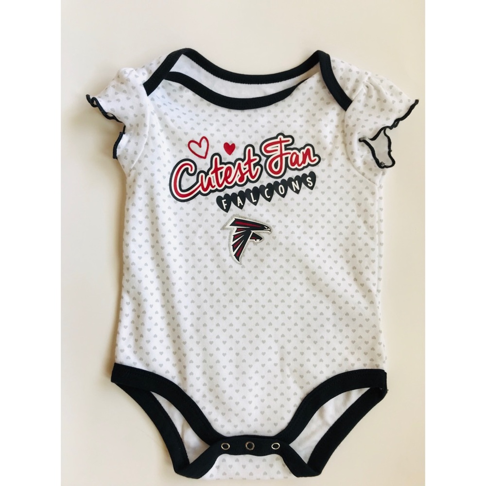 NFL Team Apparel Atlanta Falcons Onesie  6/9M